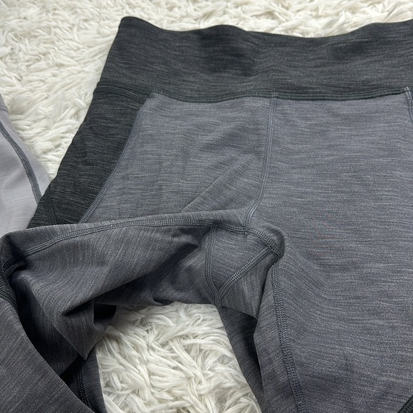 Lululemon Early Extension HR Tight *28" Heathered Black / Heathered Titanium - Picture 2 of 6